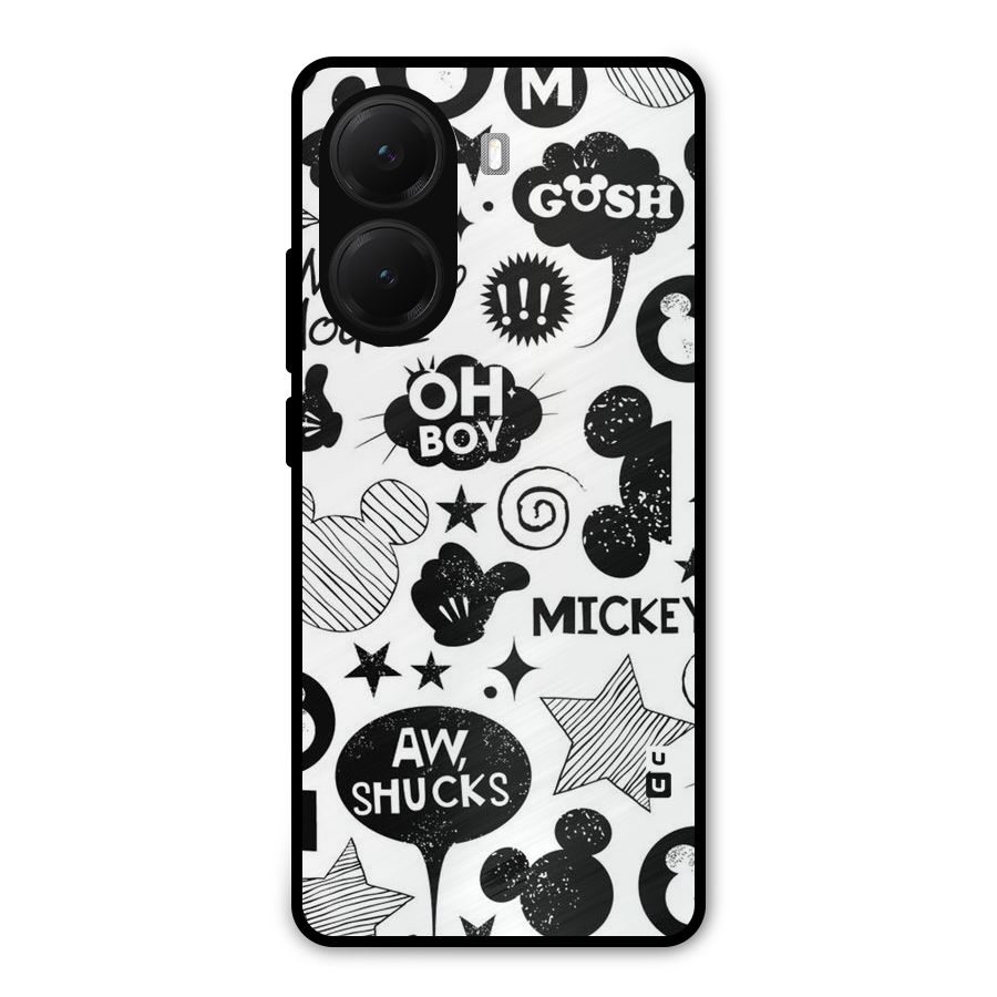 Oh Boy Design Metal Back Case for Poco X7 Pro