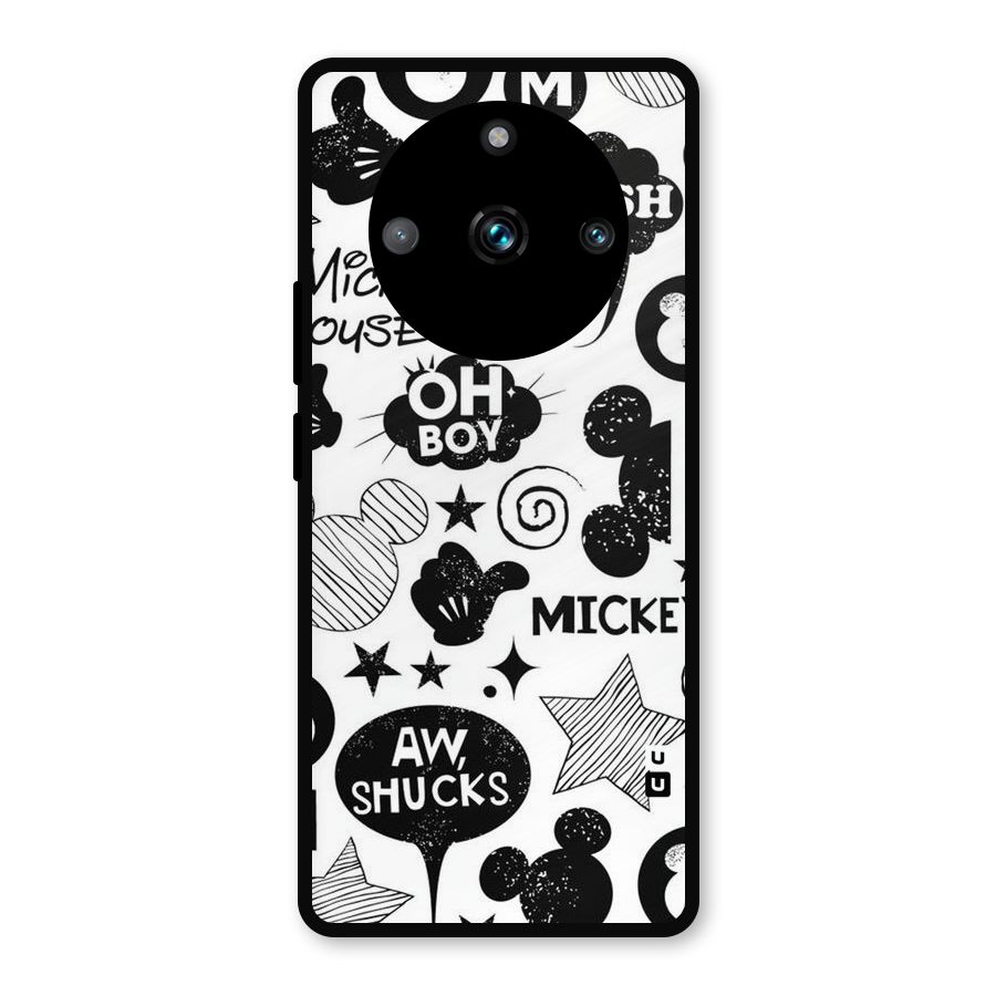 Oh Boy Design Metal Back Case for Realme 11 Pro