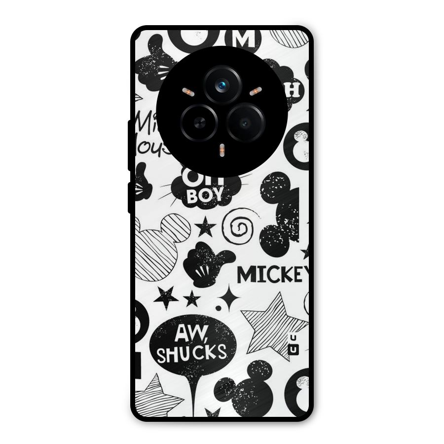 Oh Boy Design Metal Back Case for Realme 14 Pro