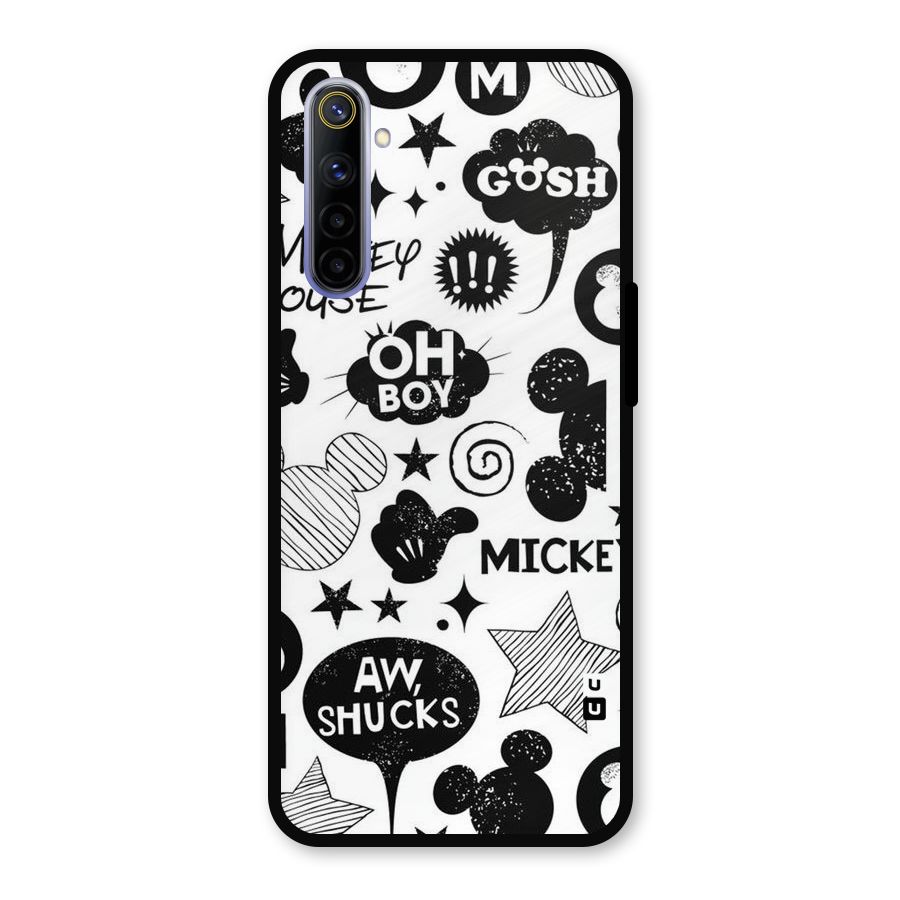 Oh Boy Design Metal Back Case for Realme 6