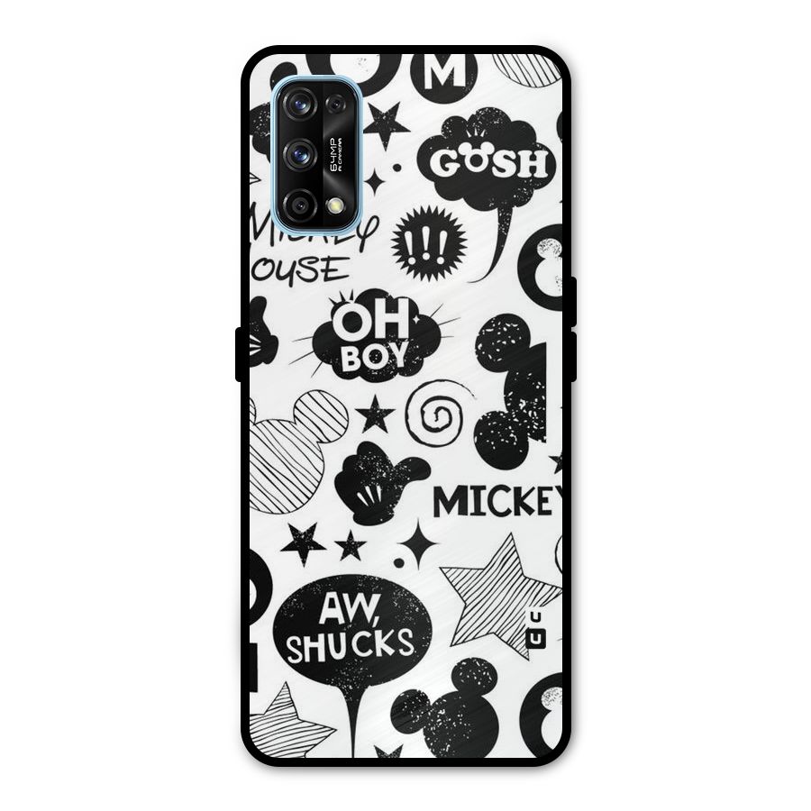 Oh Boy Design Metal Back Case for Realme 7 Pro