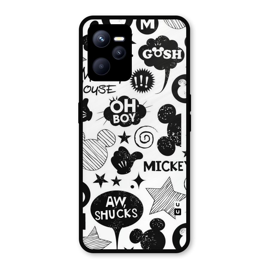 Oh Boy Design Metal Back Case for Realme C35