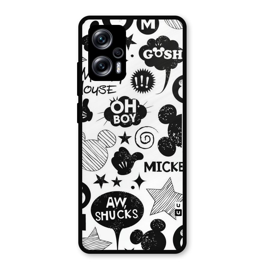 Oh Boy Design Metal Back Case for Redmi K50i