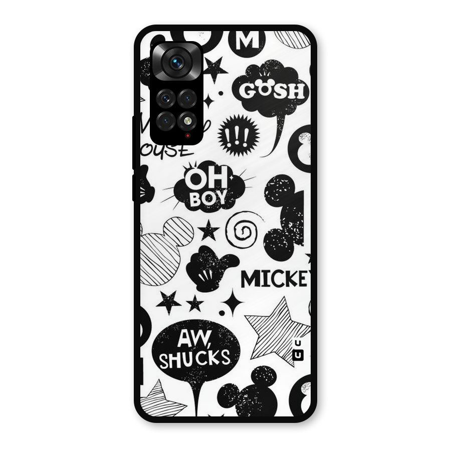 Oh Boy Design Metal Back Case for Redmi Note 11s