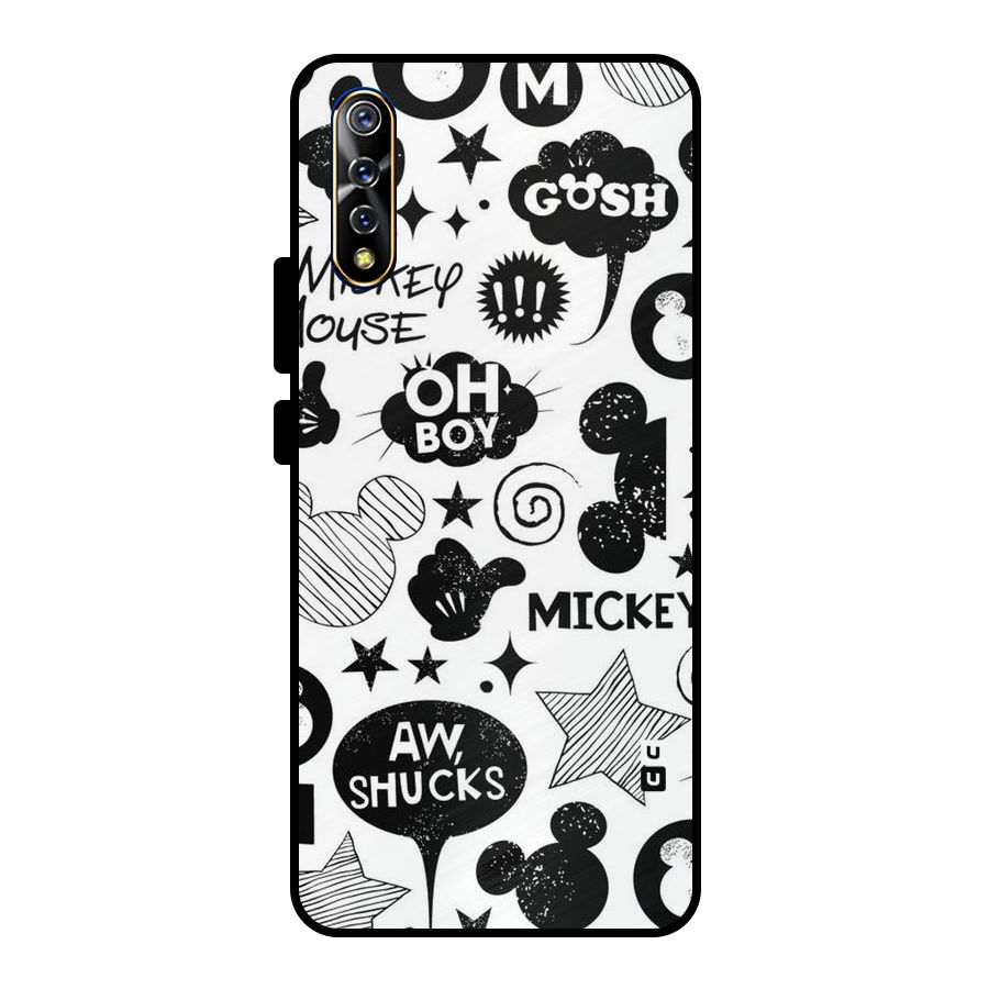 Oh Boy Design Metal Back Case for Vivo S1