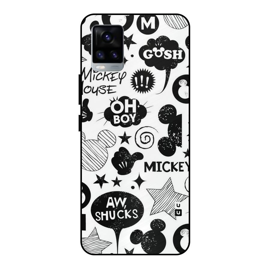 Oh Boy Design Metal Back Case for Vivo V20