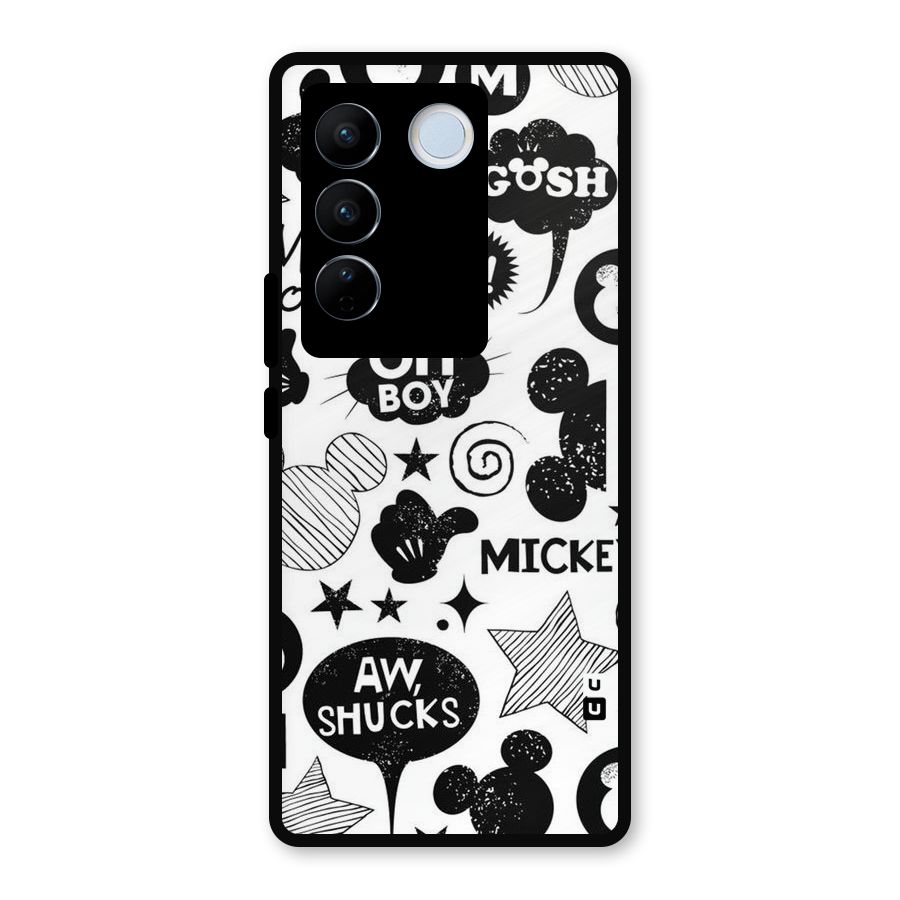 Oh Boy Design Metal Back Case for Vivo V27
