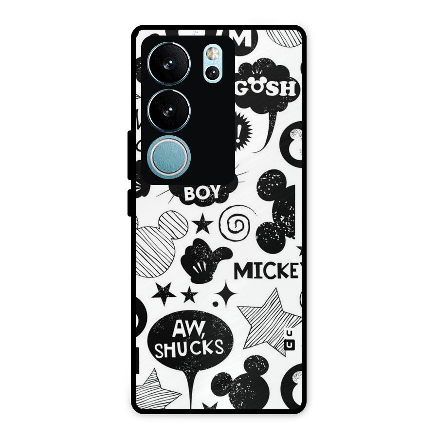 Oh Boy Design Metal Back Case for Vivo V29