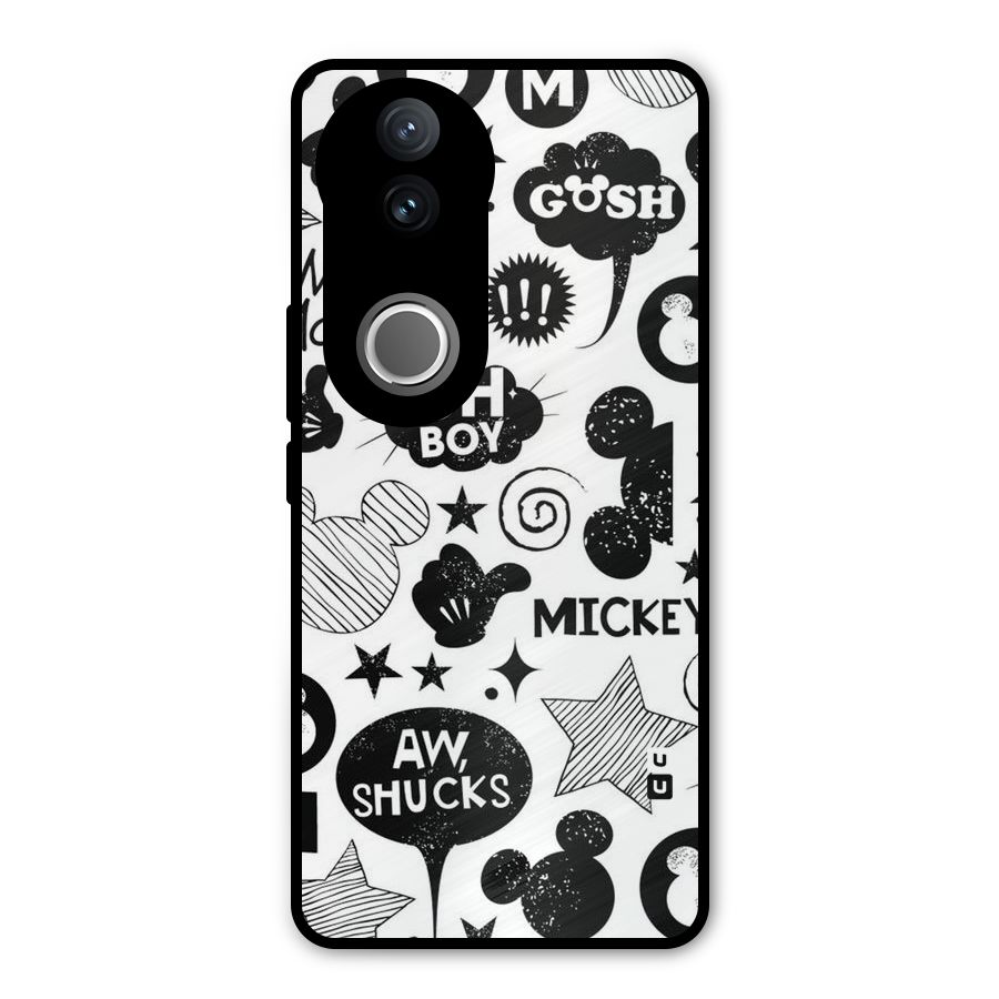 Oh Boy Design Metal Back Case for Vivo V50
