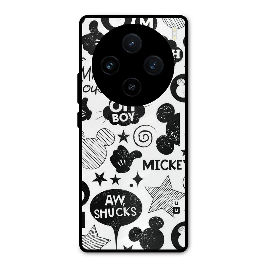 Oh Boy Design Metal Back Case for Vivo X100