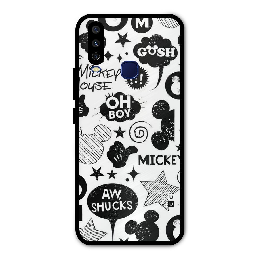 Oh Boy Design Metal Back Case for Vivo Y15