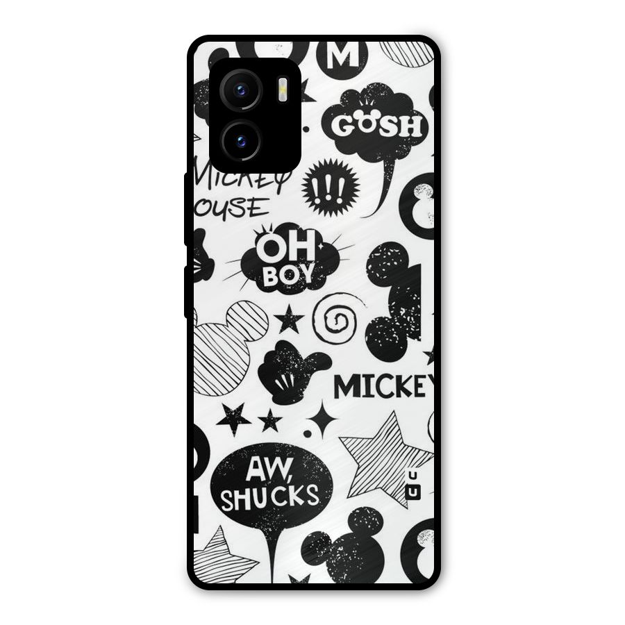 Oh Boy Design Metal Back Case for Vivo Y15s
