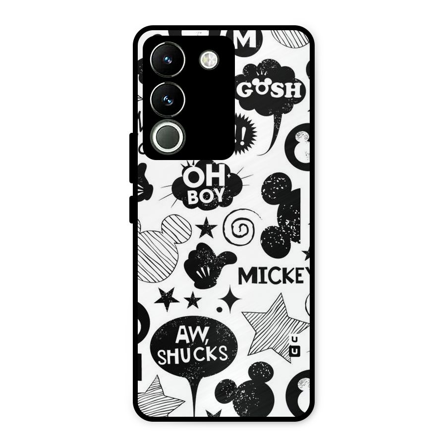 Oh Boy Design Metal Back Case for Vivo Y200