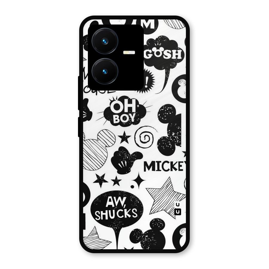 Oh Boy Design Metal Back Case for Vivo Y22