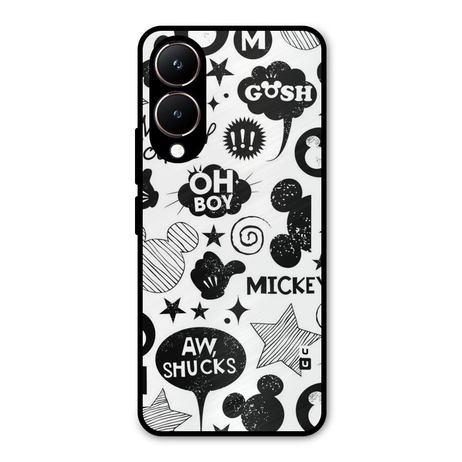 Oh Boy Design Metal Back Case for Vivo Y28