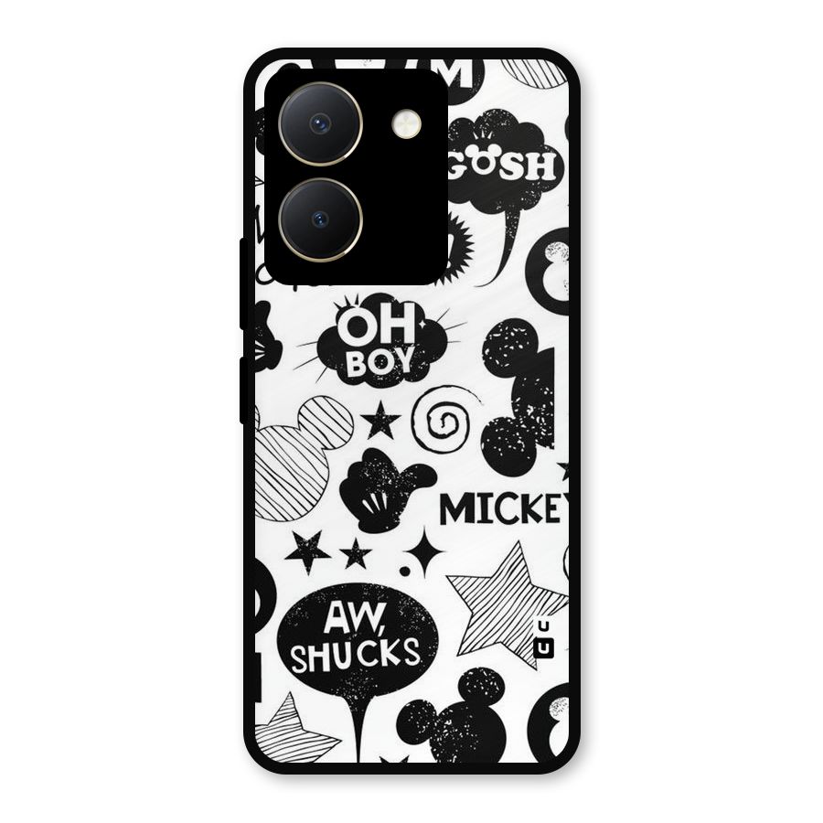 Oh Boy Design Metal Back Case for Vivo Y36