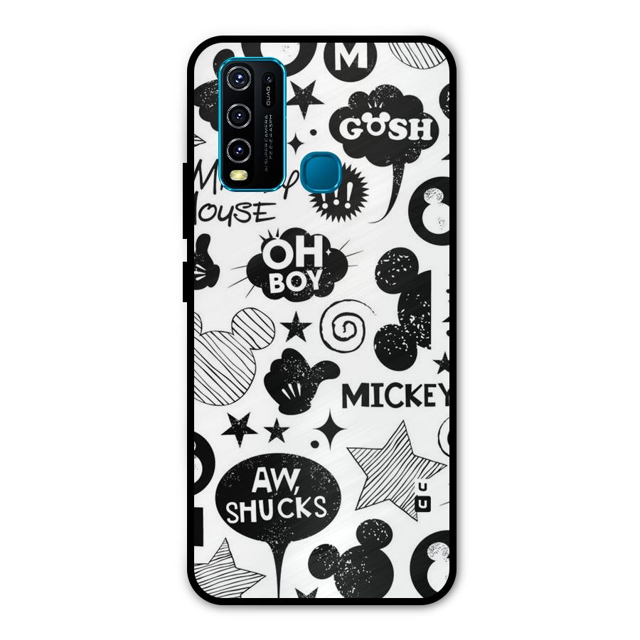 Oh Boy Design Metal Back Case for Vivo Y50