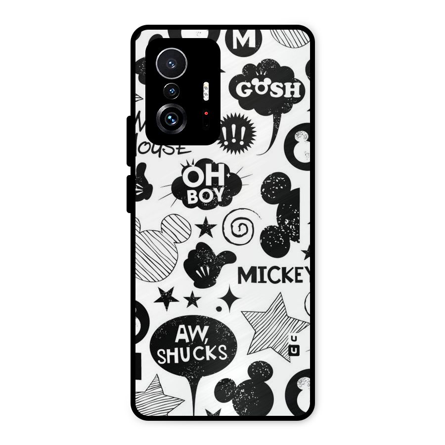 Oh Boy Design Metal Back Case for Xiaomi 11T Pro