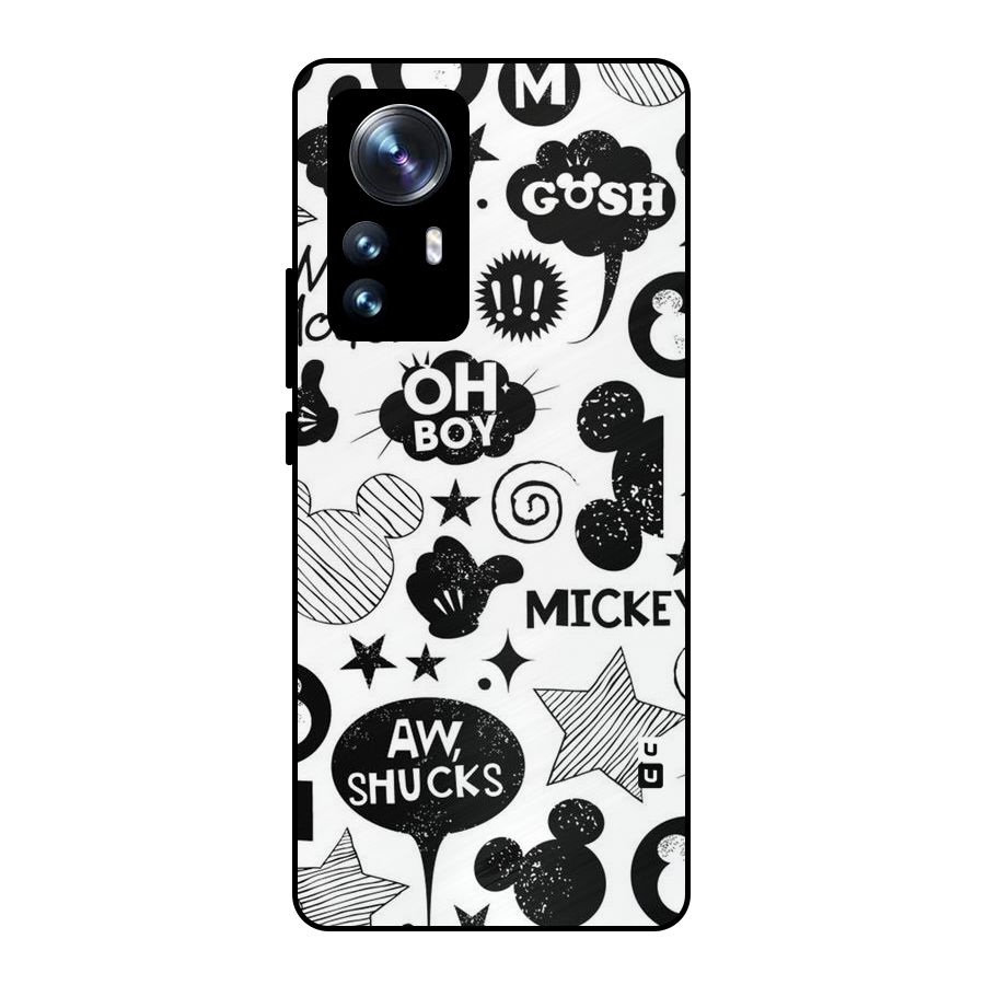 Oh Boy Design Metal Back Case for Xiaomi 12 Pro