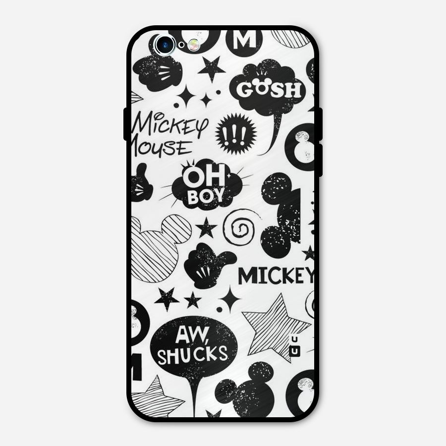 Oh Boy Design Metal Back Case for iPhone 6 6s