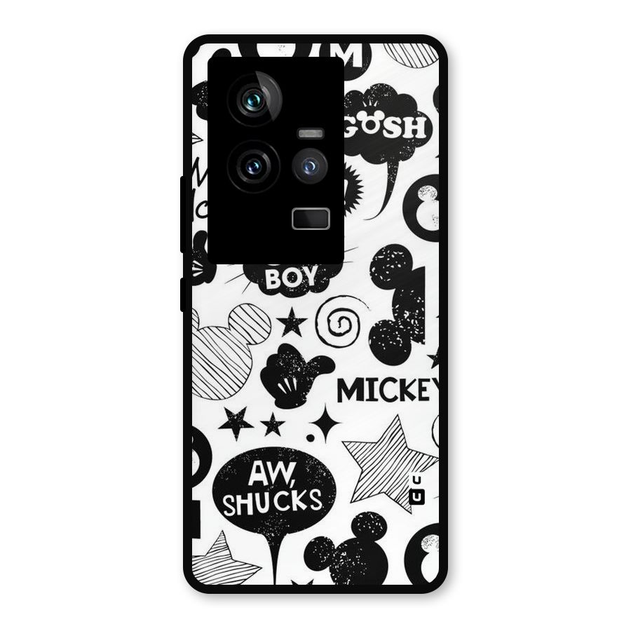 Oh Boy Design Metal Back Case for iQOO 11 5G