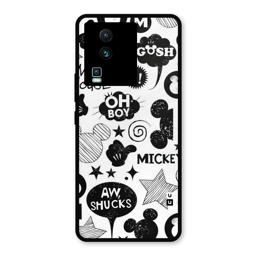 Oh Boy Design Metal Back Case for iQOO Neo 7
