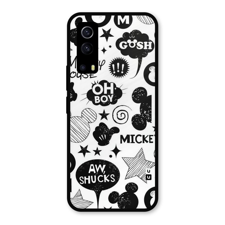 Oh Boy Design Metal Back Case for iQOO Z3