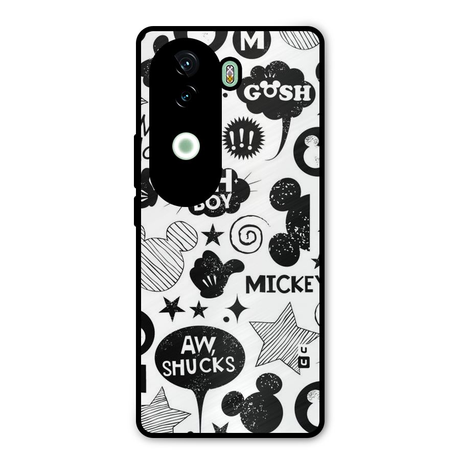 Oh Boy Design Metal Back Case for iQOO Z9s