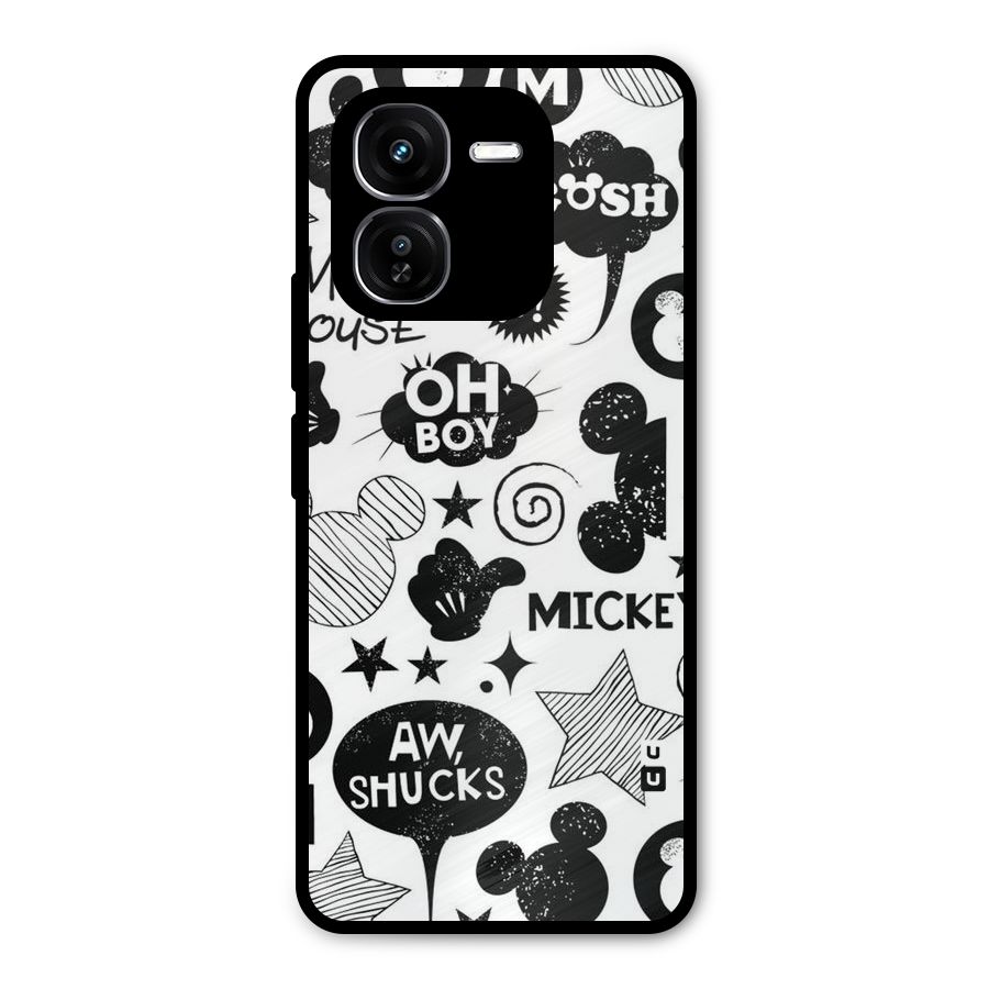 Oh Boy Design Metal Back Case for iQOO Z9x
