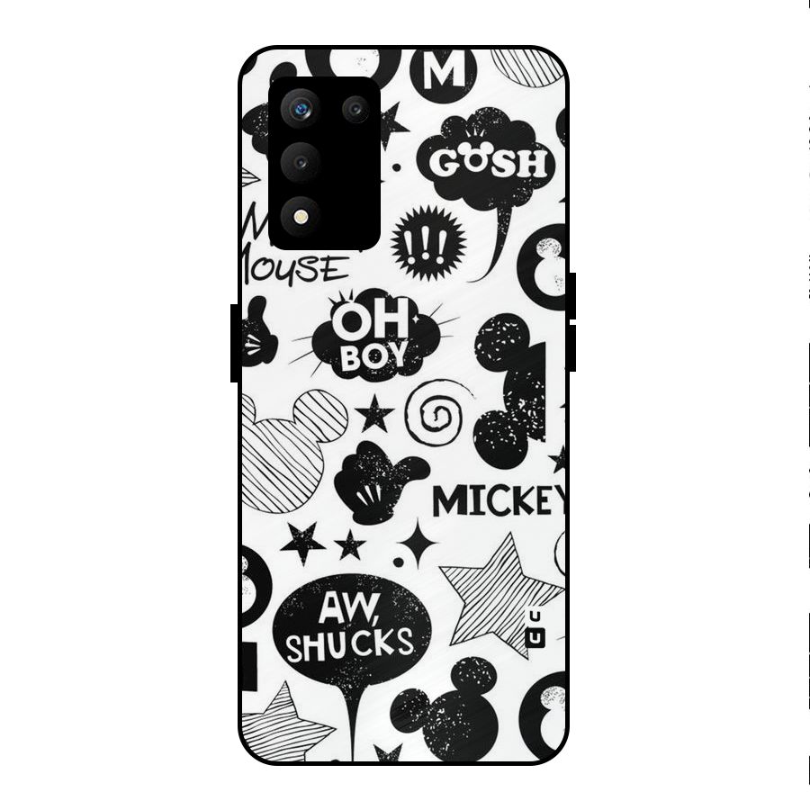 Oh Boy Design Metal Back Case for realme 9 5G SE