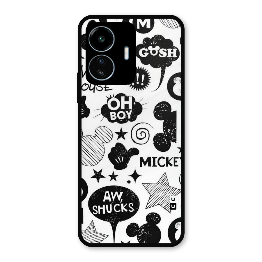 Oh Boy Design Metal Back Case for vivo iQOO Z6 Lite 5G