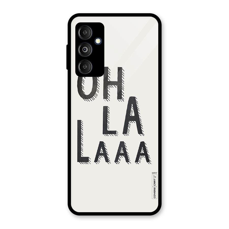 Oh La La Glass Back Case for Galaxy M14 5G