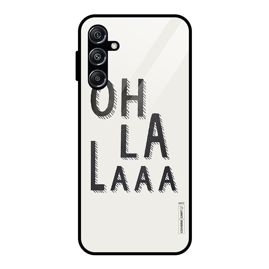Oh La La Glass Back Case for Galaxy M34 5G