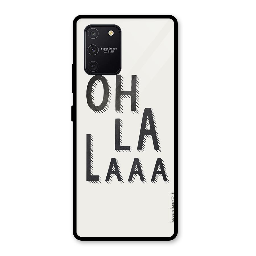 Oh La La Glass Back Case for Galaxy S10 Lite