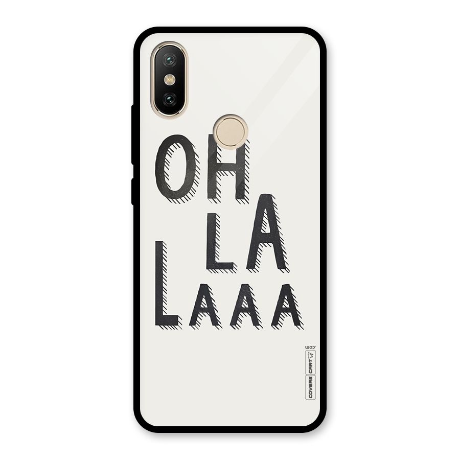 Oh La La Glass Back Case for Redmi A2
