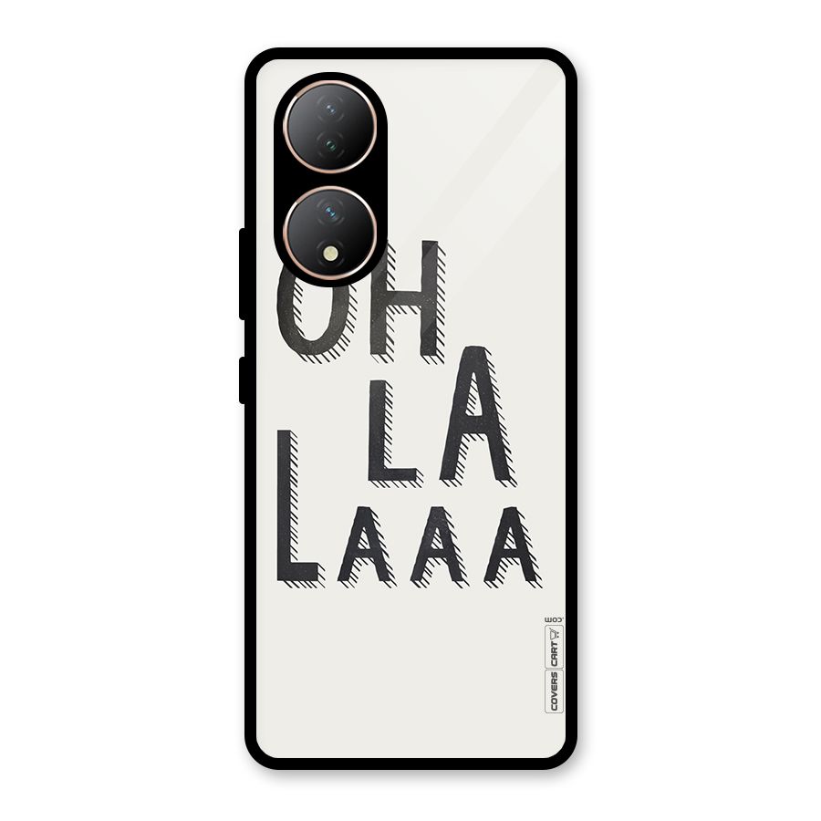 Oh La La Glass Back Case for Vivo Y100