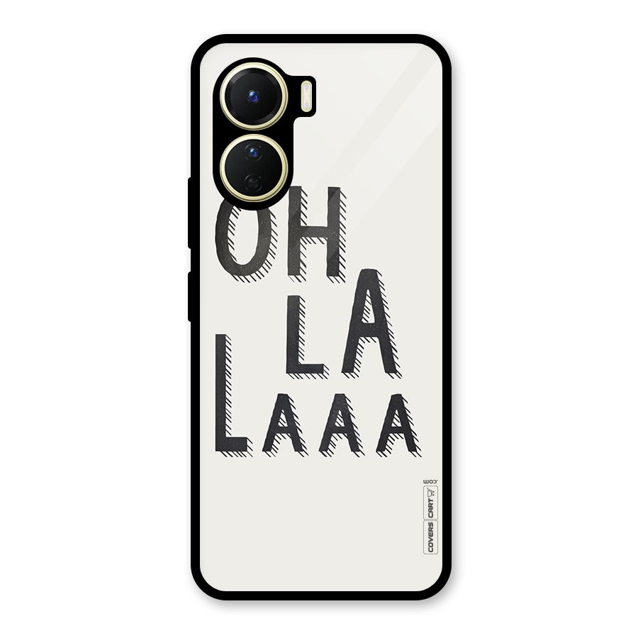 Oh La La Glass Back Case for Vivo Y16