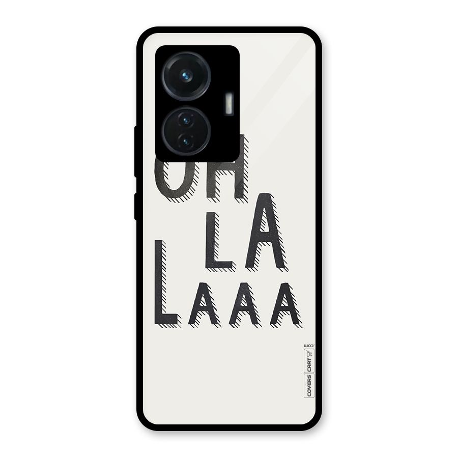 Oh La La Glass Back Case for iQOO Z6 44W