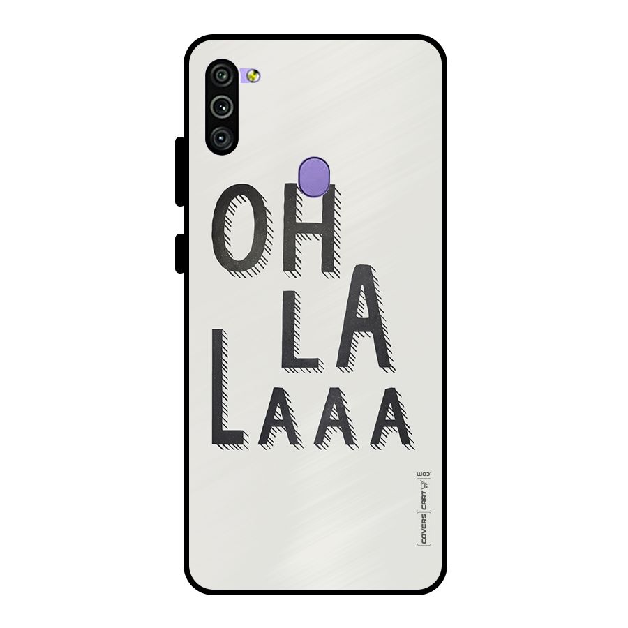 Oh La La Metal Back Case for Galaxy M11