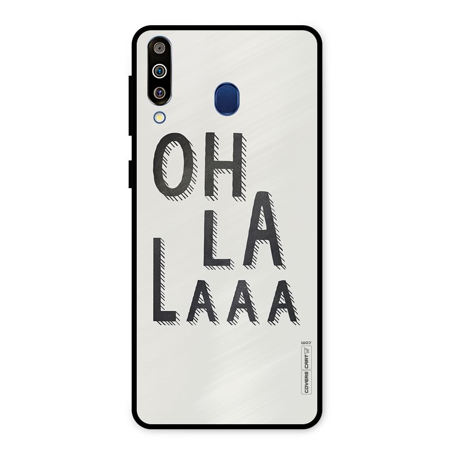 Oh La La Metal Back Case for Galaxy M30