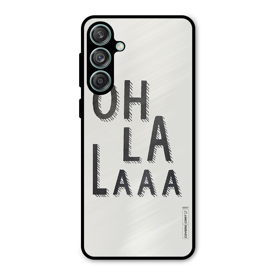 Oh La La Metal Back Case for Galaxy M55 5G