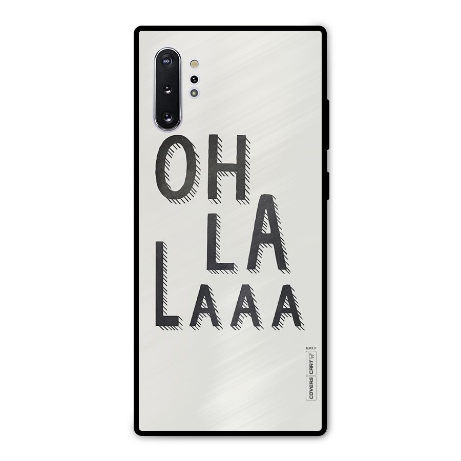 Oh La La Metal Back Case for Galaxy Note 10 Plus