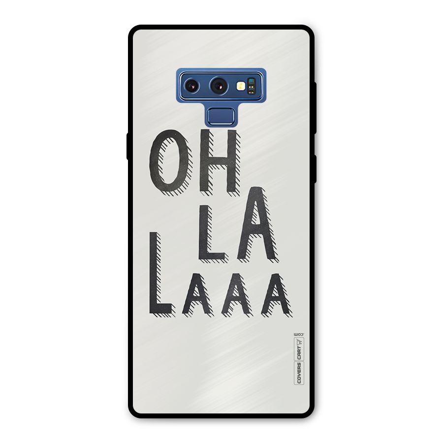 Oh La La Metal Back Case for Galaxy Note 9