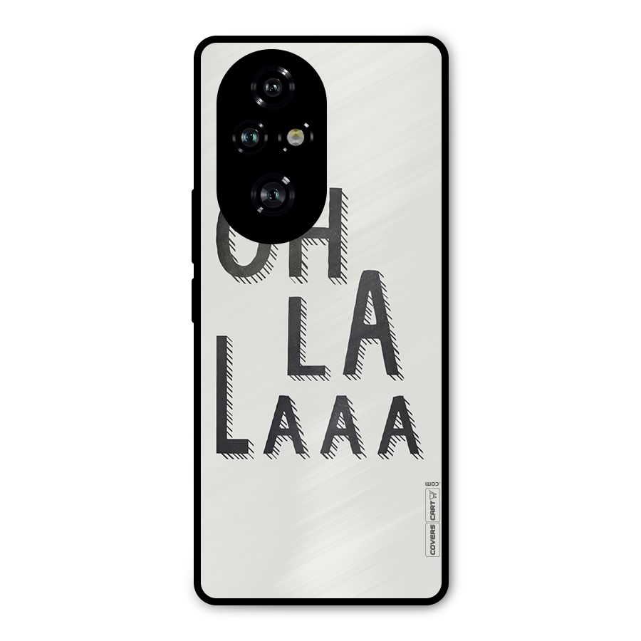 Oh La La Metal Back Case for Honor 200 Pro