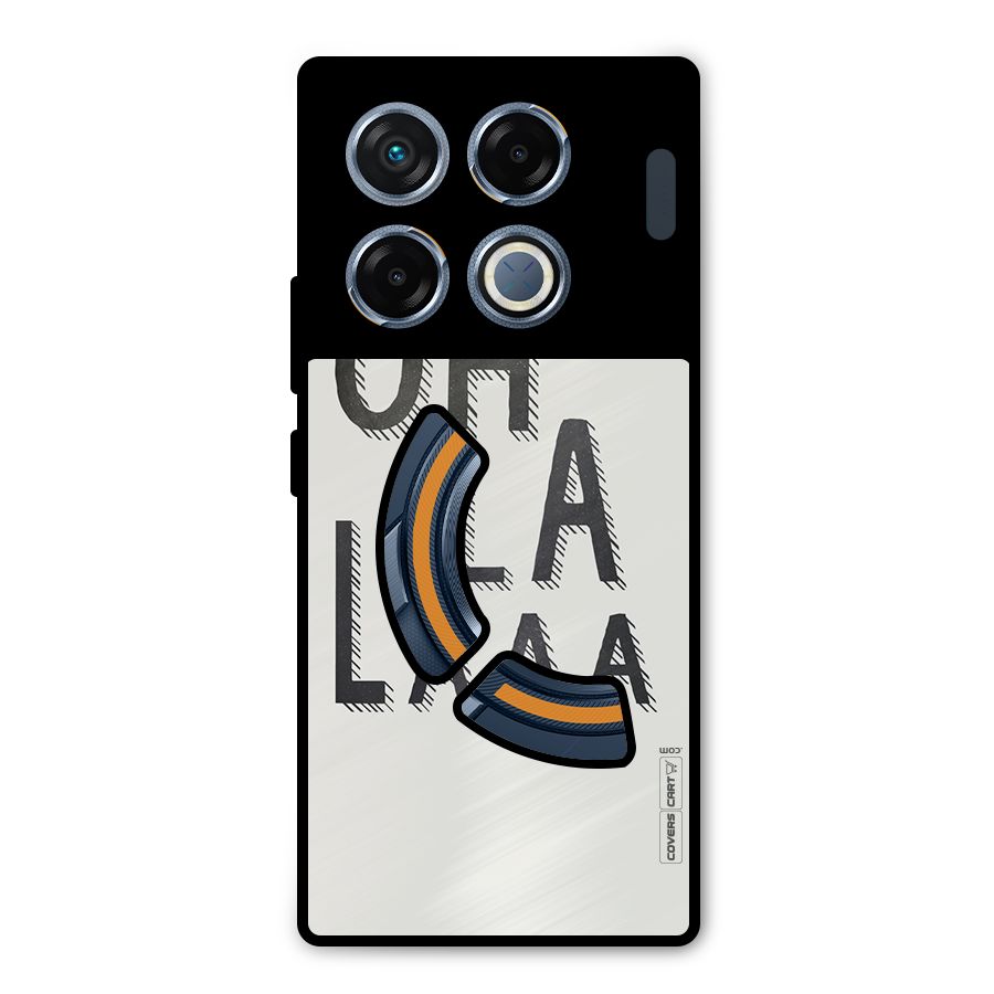 Oh La La Metal Back Case for Infinix GT 20 Pro