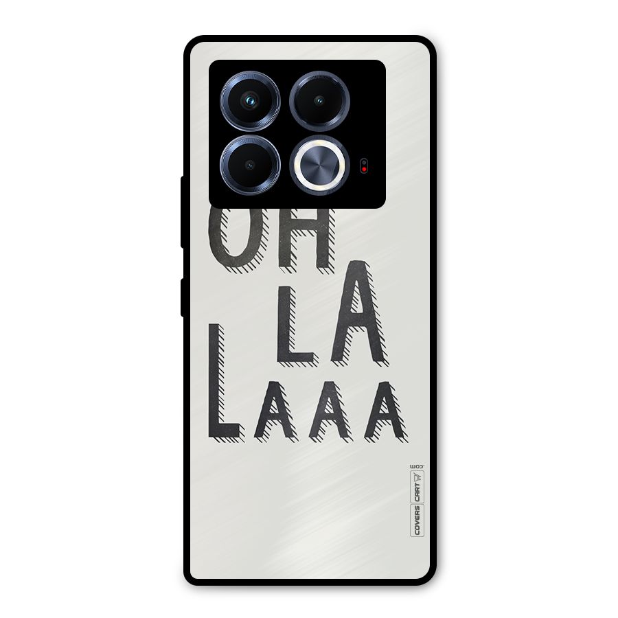 Oh La La Metal Back Case for Infinix Note 40 5G
