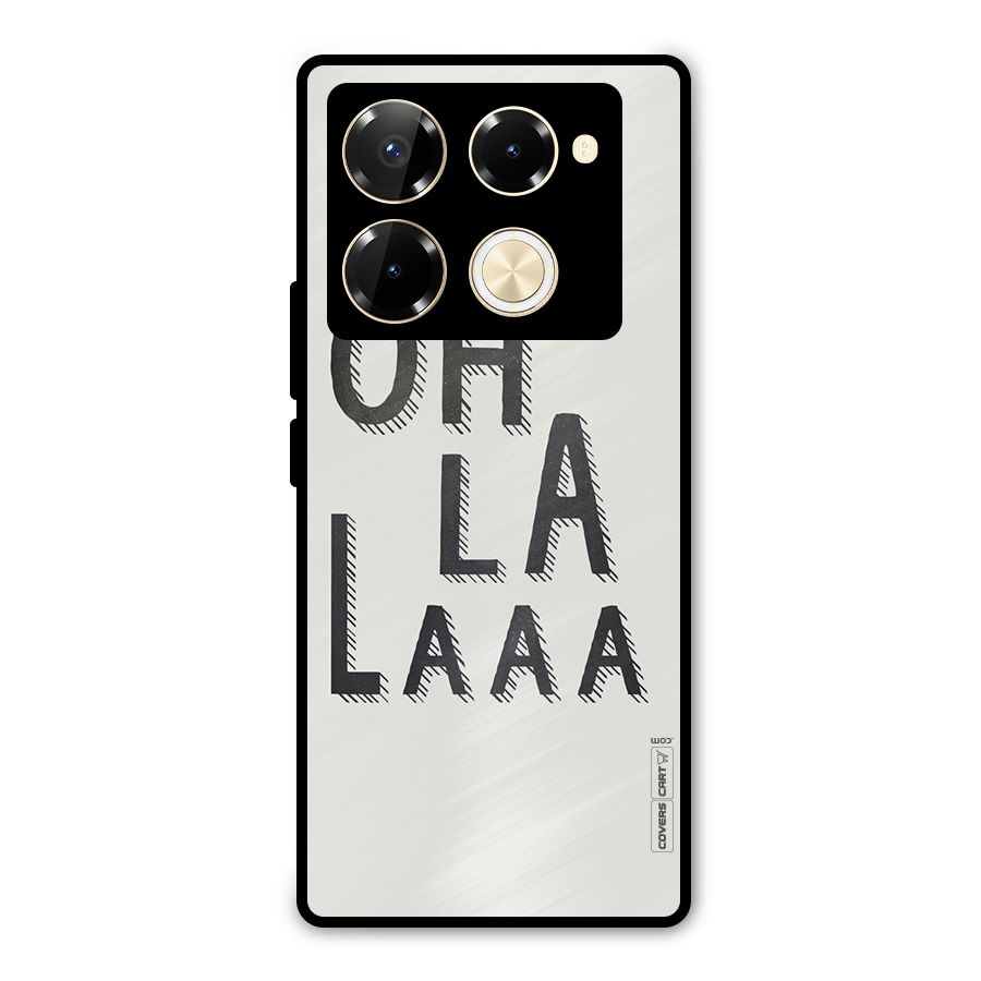 Oh La La Metal Back Case for Infinix Note 40 Pro Plus