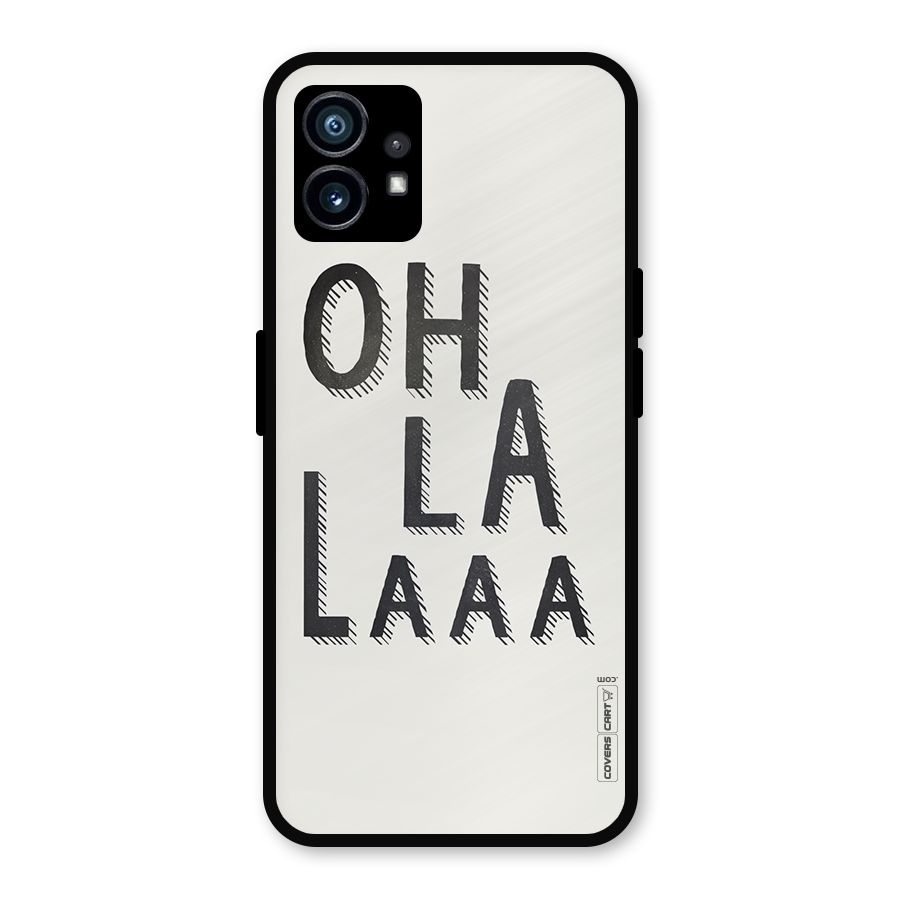 Oh La La Metal Back Case for Nothing Phone 1
