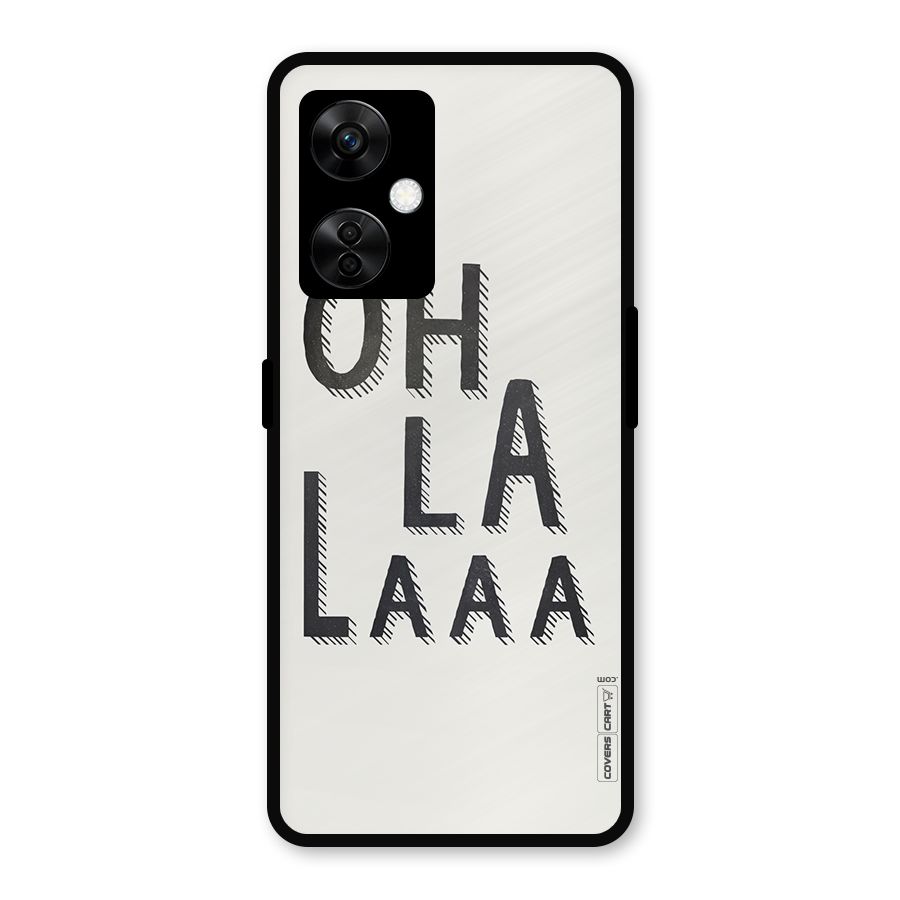 Oh La La Metal Back Case for OnePlus Nord CE 3 Lite