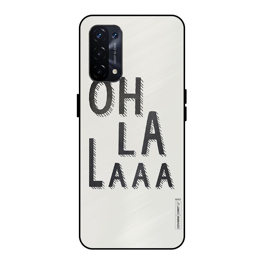 Oh La La Metal Back Case for Oppo A74 5G